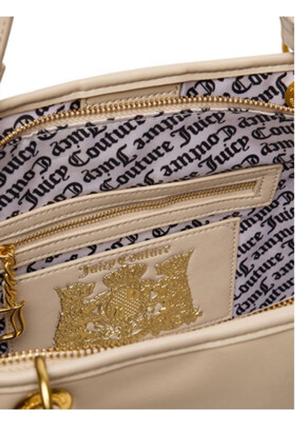 Juicy Couture Torebka EO-BEJXT8797WVP Beżowy. Kolor: beżowy