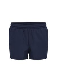 Szorty damskie Hummel Move Grid. Kolor: niebieski. Materiał: materiał. Wzór: nadruk. Sport: fitness #1