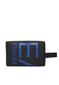 EA7 Emporio Armani Kosmetyczka 245076 3R910 MZ331 Czarny. Kolor: czarny. Materiał: skóra