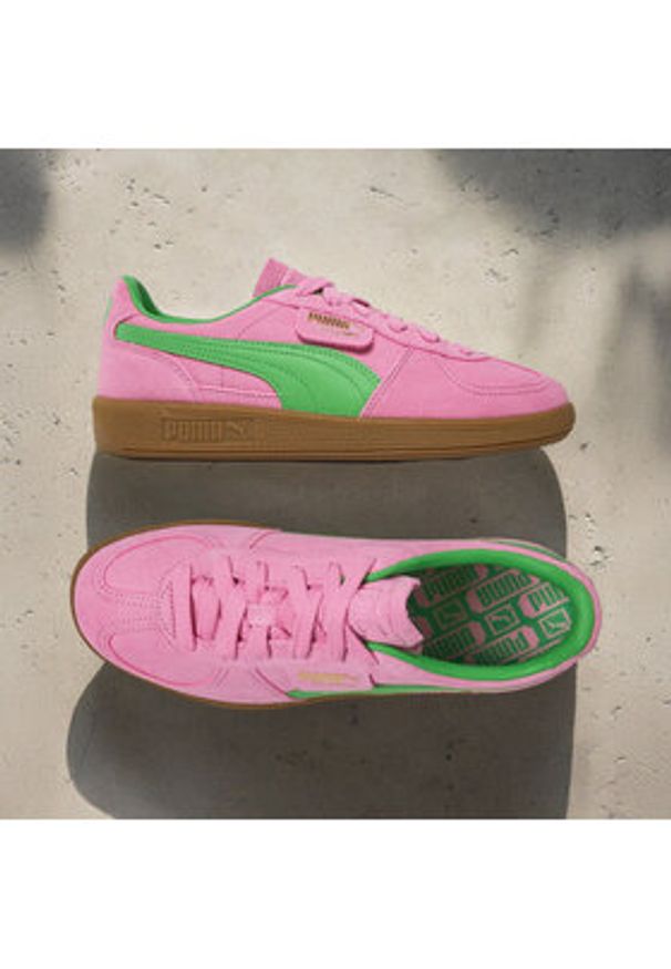 Puma Sneakersy Palermo Special 397549 01 Różowy. Kolor: różowy. Materiał: skóra