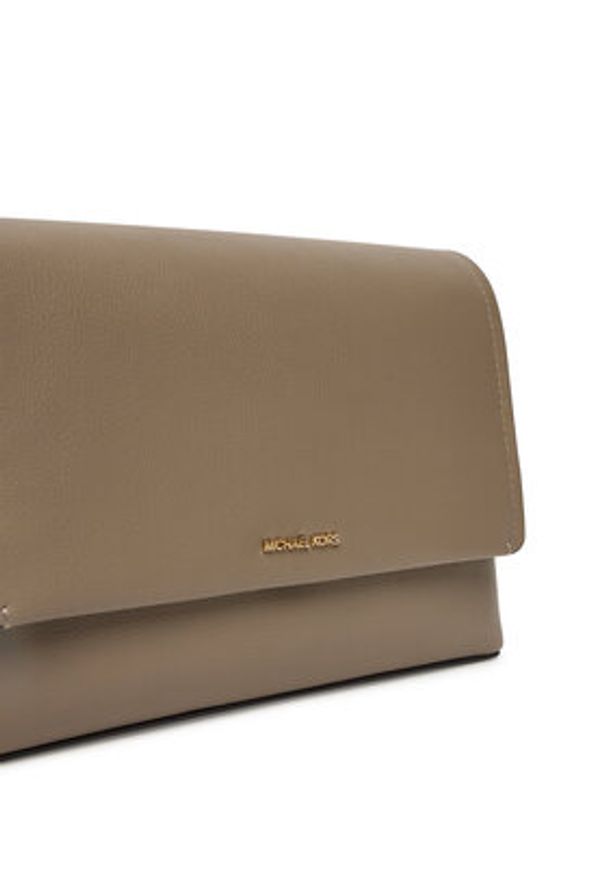 MICHAEL Michael Kors Torebka Nessa 30T5G8ZM3L Beżowy. Kolor: beżowy. Materiał: skórzane