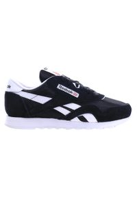 Reebok - Buty na co dzień damskie REEBOK CL NYLON skóra. Okazja: na co dzień. Kolor: czarny. Materiał: nylon, skóra. Model: Reebok Nylon. Sport: turystyka piesza