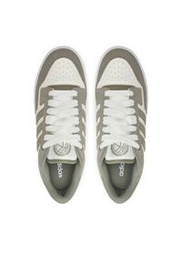 Adidas - adidas Sneakersy Rapid Court Low JP5243 Szary. Kolor: szary. Materiał: skóra
