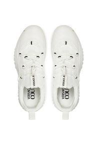 Versace Jeans Couture Sneakersy 78YA3SN2 Biały. Kolor: biały. Materiał: materiał
