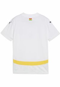 Puma - Młodzieżowa koszulka domowa Ghana 2025 PUMA White Pelé Yellow. Kolor: żółty, biały, wielokolorowy