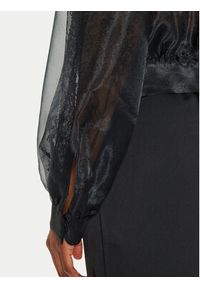 TwinSet - TWINSET Bluza 241TP2020 Czarny Loose Fit. Kolor: czarny. Materiał: syntetyk