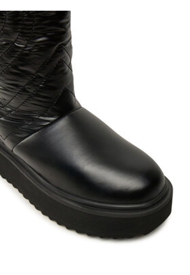 Love Moschino - LOVE MOSCHINO Śniegowce JA24286L0LIN600A Czarny. Kolor: czarny. Materiał: materiał