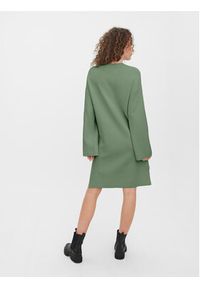 Vero Moda Sukienka dzianinowa Gold 10271183 Zielony Loose Fit. Kolor: zielony. Materiał: dzianina, wiskoza #4