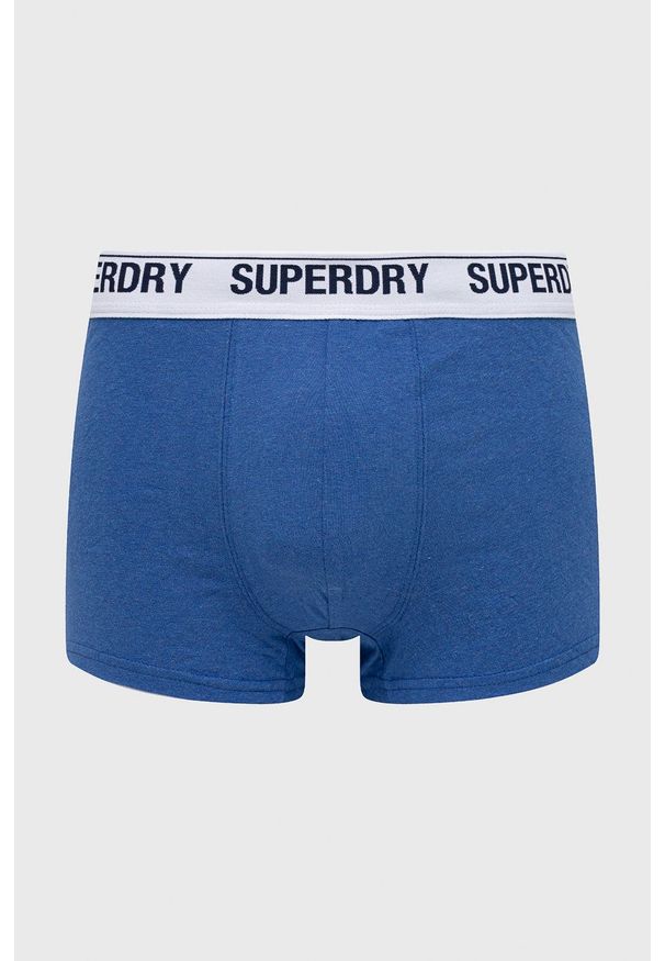 Superdry bokserki (2-pack) męskie. Kolor: niebieski. Materiał: bawełna