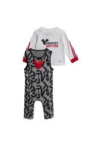 Adidas - Dziecięcy dres adidas X Disney Mickey Mouse. Okazja: na co dzień. Kolor: biały, czerwony, wielokolorowy. Materiał: dresówka. Wzór: motyw z bajki. Styl: casual #1