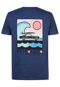 Petrol Industries T-Shirt M-1030-TSR686 Granatowy Regular Fit. Kolor: niebieski #4