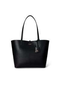 Lauren Ralph Lauren - LAUREN RALPH LAUREN Torebka 431795329073 Czarny. Kolor: czarny. Materiał: skórzane #1