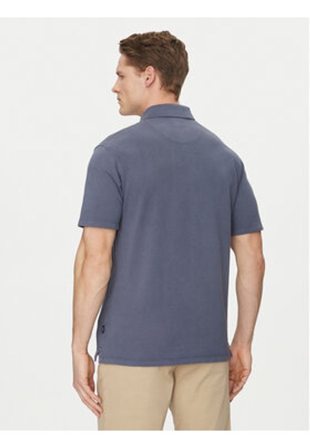Jack & Jones Polo William 12257315 Niebieski Regular Fit. Typ kołnierza: polo. Kolor: niebieski. Materiał: bawełna