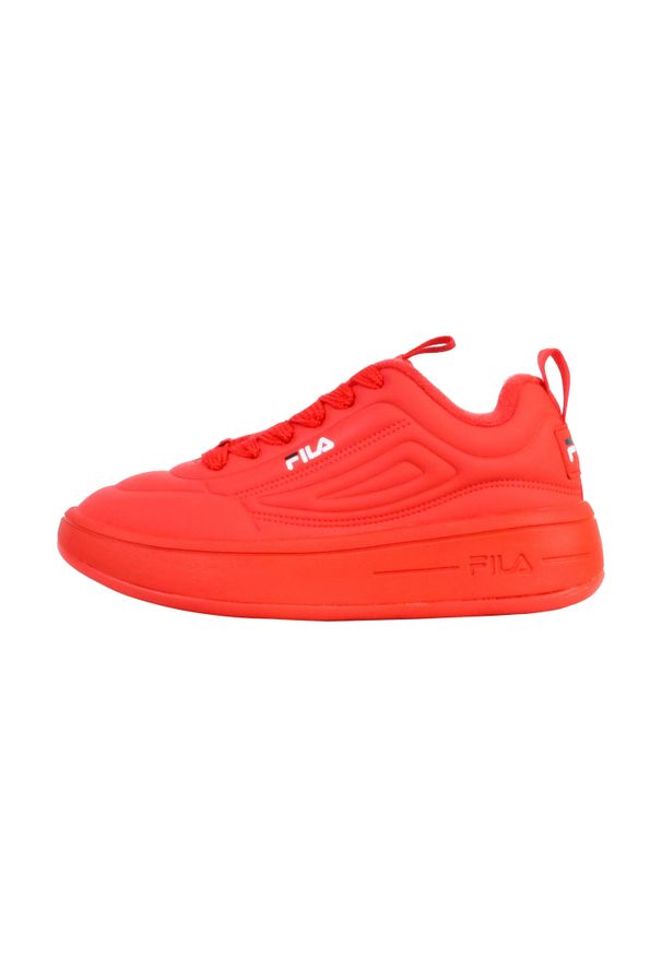 Buty damskie Fila Superbubble. Okazja: na co dzień. Kolor: czerwony