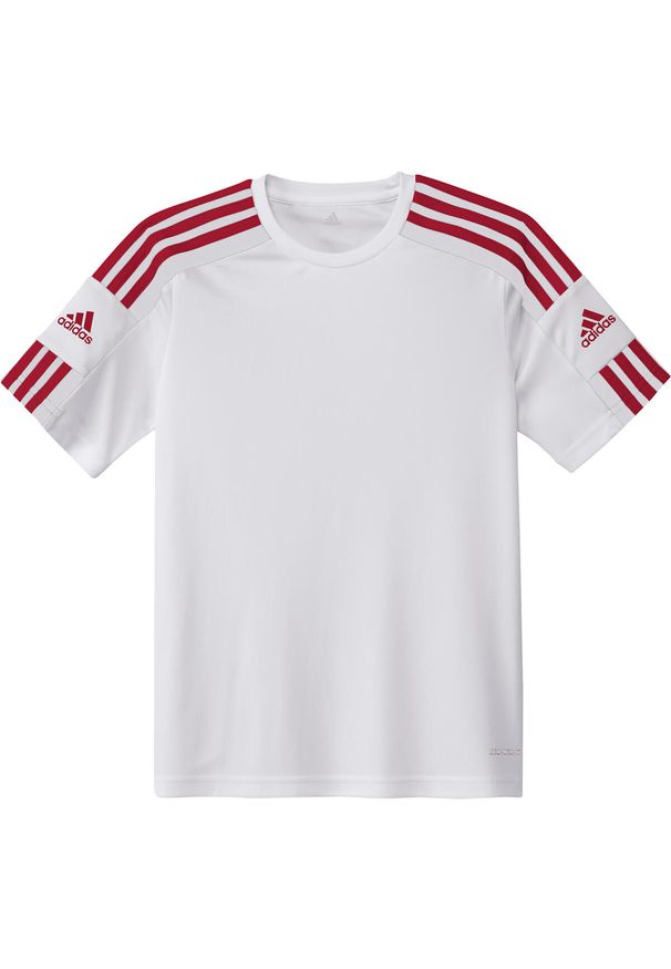 Adidas - Koszulka dla dzieci Squadra 21 Jersey Youth. Kolor: czerwony, biały, wielokolorowy. Materiał: jersey. Sport: piłka nożna