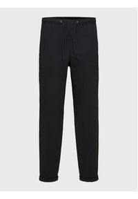 Selected Homme Spodnie materiałowe Selby 16085172 Czarny Slim Tapered Fit. Kolor: czarny. Materiał: syntetyk, materiał