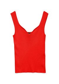 Vero Moda Top Willow 10326450 Czerwony Slim Fit. Kolor: czerwony. Materiał: wiskoza #6