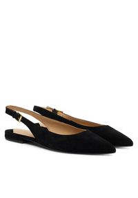 Lauren Ralph Lauren - LAUREN RALPH LAUREN Baleriny 802967746001 Czarny. Kolor: czarny. Materiał: skóra, zamsz #6
