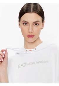 EA7 Emporio Armani Bluza 3RTM20 TJCQZ 0101 Biały Regular Fit. Kolor: biały. Materiał: bawełna #5