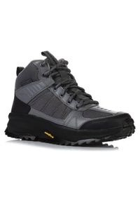 skechers - Buty do chodzenia męskie Skechers Bionic Trai. Kolor: szary. Materiał: materiał, syntetyk. Szerokość cholewki: normalna. Sport: turystyka piesza