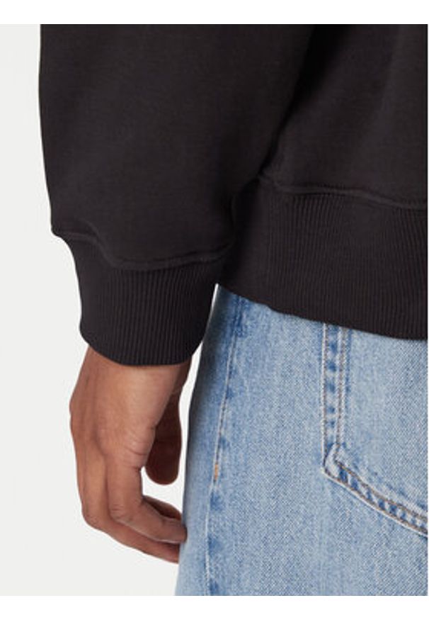 Calvin Klein Jeans Bluza LV04RD242G Czarny Regular Fit. Kolor: czarny. Materiał: bawełna