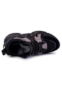 Big-Star - Lekkie Męskie Sportowe Buty Big Star KK174054 Czarne. Nosek buta: okrągły. Kolor: czarny. Materiał: materiał, tworzywo sztuczne, tkanina. Szerokość cholewki: normalna. Obcas: na platformie
