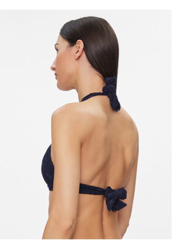 Lauren Ralph Lauren Góra od bikini 20477038 Granatowy. Kolor: niebieski. Materiał: syntetyk