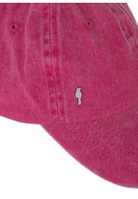 Ochnik - Różowa czapka jeansowa z daszkiem unisex. Kolor: różowy. Materiał: bawełna. Styl: vintage #3