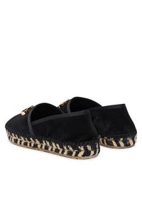 Love Moschino - LOVE MOSCHINO Espadryle JA10552G0OIG5000 Czarny. Kolor: czarny. Materiał: zamsz, skóra #4