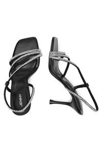 Jenny - JENNY Sandały CD24070-1 Czarny. Kolor: czarny. Materiał: syntetyk, materiał #6