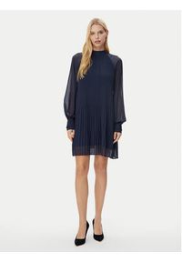 BOSS Sukienka codzienna Dolumi 50531542 Granatowy Regular Fit. Okazja: na co dzień. Kolor: niebieski. Materiał: syntetyk. Typ sukienki: proste. Styl: casual #5