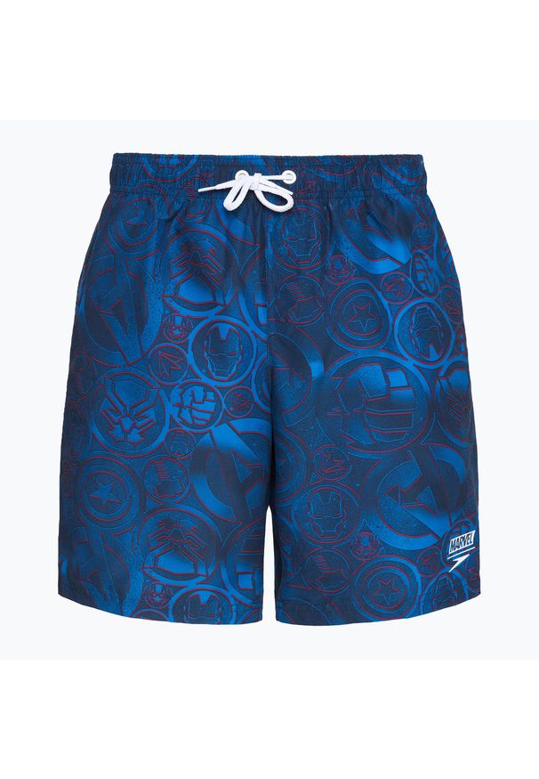 Szorty kąpielowe dziecięce Speedo Print Leisure 17". Kolor: niebieski. Wzór: nadruk