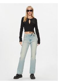Calvin Klein Jeans Bluzka J20J222559 Czarny Slim Fit. Kolor: czarny. Materiał: syntetyk #4