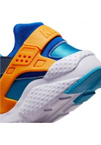 Buty Nike Air Huarache Run Jr 654275 422 niebieskie. Okazja: na co dzień. Zapięcie: sznurówki. Kolor: niebieski. Materiał: tkanina, syntetyk, materiał. Model: Nike Huarache, Nike Air Huarache. Sport: bieganie