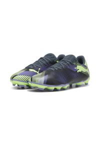 Buty piłkarskie męskie Puma Future 7 Play. Zapięcie: sznurówki. Kolor: biały, wielokolorowy, fioletowy, szary. Materiał: materiał, syntetyk. Szerokość cholewki: normalna. Sport: piłka nożna