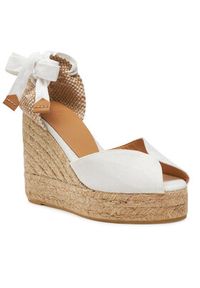 Castañer Espadryle Bilina/8Ed/001 023004 Biały. Kolor: biały. Materiał: materiał