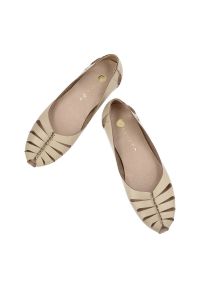 Beżowe Półbuty Armodo Wygodne Obuwie Damskie. Okazja: na co dzień. Kolor: beżowy. Styl: casual #5