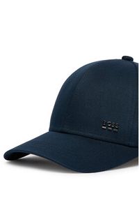 BOSS Czapka z daszkiem 50555479 Granatowy. Kolor: niebieski. Materiał: bawełna #3