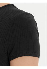 Calvin Klein T-Shirt LV00QS7618 Czarny Slim Fit. Kolor: czarny #2