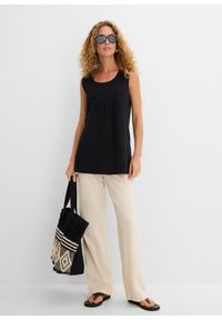 bonprix - Długi top. Kolor: czarny. Długość: długie. Styl: elegancki #2