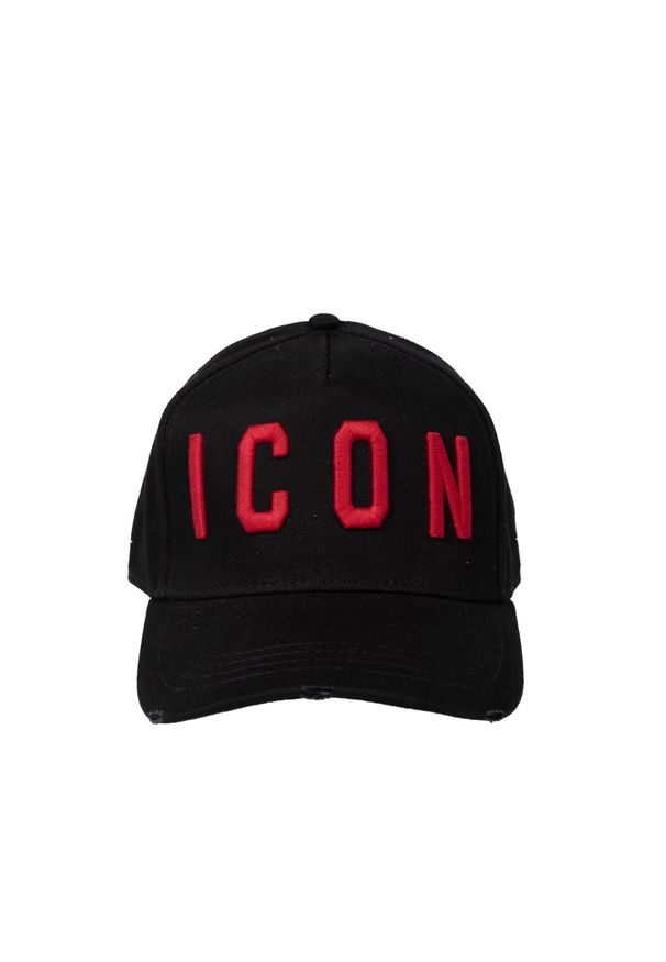 DSQUARED2 - Dsquared2 Bejsbolówka "ICON" | BCM4001 05C00001 | Mężczyzna | Czarny. Kolor: czarny. Materiał: bawełna. Sezon: lato. Styl: sportowy, elegancki, casual