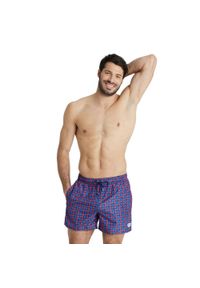 Spodenki szorty męskie plażowe Arena Allover. Kolor: fioletowy #1