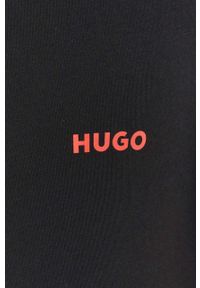 Hugo - HUGO t-shirt bawełniany 3-pack kolor niebieski z nadrukiem. Kolor: niebieski. Materiał: bawełna. Długość rękawa: krótki rękaw. Długość: krótkie. Wzór: nadruk #4