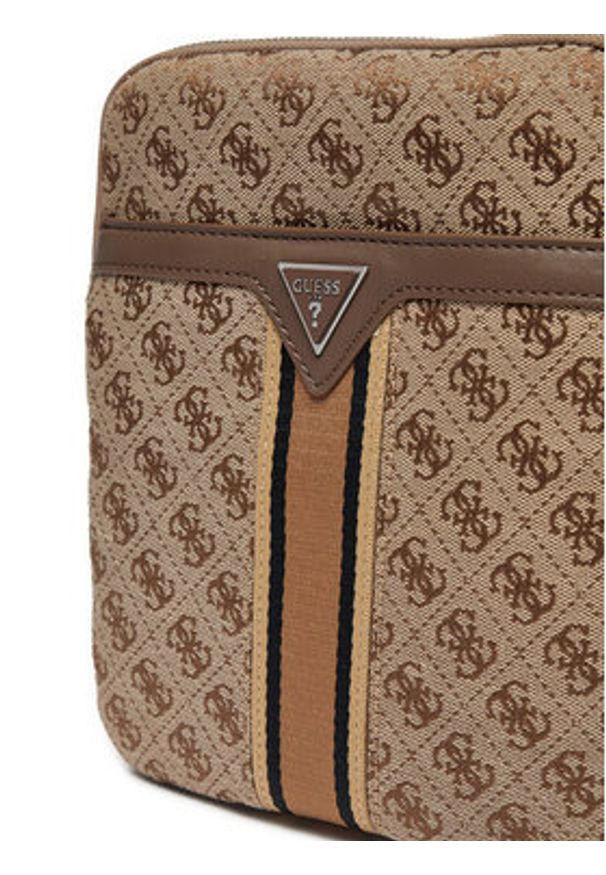 Guess Saszetka HMMIST P5123 Beżowy. Kolor: beżowy. Materiał: skóra