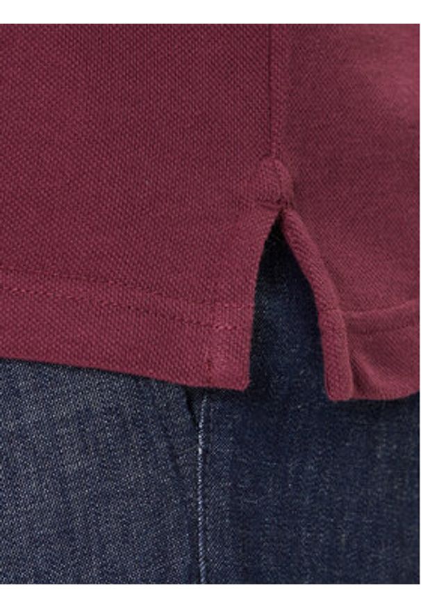 United Colors of Benetton - United Colors Of Benetton Polo 3089J3204 Fioletowy Regular Fit. Typ kołnierza: polo. Kolor: fioletowy. Materiał: bawełna