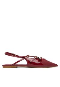 Steve Madden Baleriny Cianna SM11003709 Bordowy. Kolor: czerwony. Materiał: skóra #1