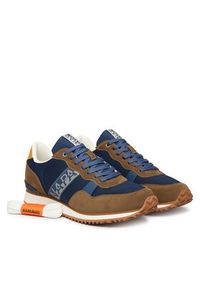 Napapijri Sneakersy NP0A8B9N Brązowy. Kolor: brązowy. Materiał: skóra, zamsz #4
