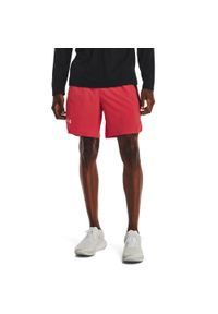 Spodenki krótkie męskie Under Armour Launch SW 7'' Short S. Kolor: czerwony. Długość: krótkie