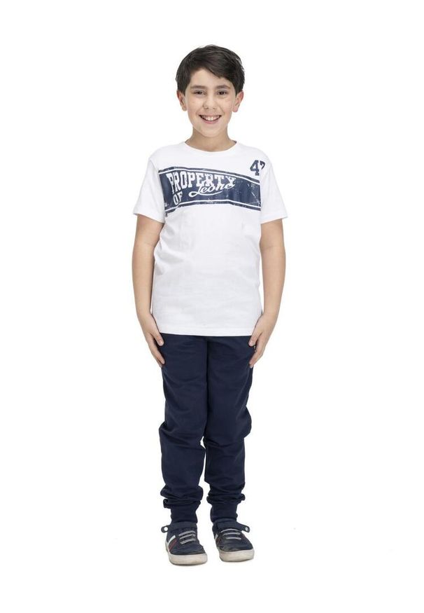 LEONE 1947 APPAREL - Witamy dziecięcą koszulkę z krótkim rękawem. Kolor: biały. Długość rękawa: krótki rękaw. Długość: krótkie. Sport: joga i pilates