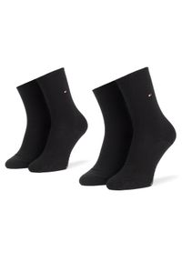 TOMMY HILFIGER - Tommy Hilfiger Skarpety długie 371221 r. 39/42r Czarny. Kolor: czarny. Materiał: materiał #1